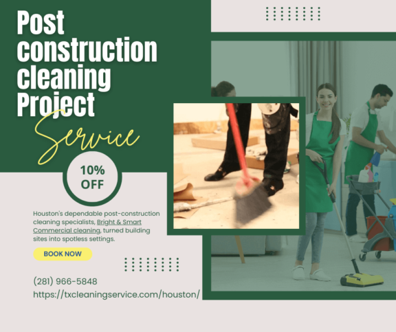 post construction cleaning project