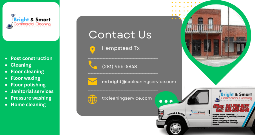 Hempstead Cleaning| Commercial Cleaners in Texas