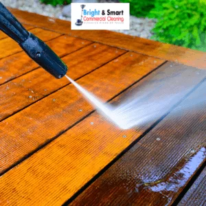 wood floor pressure washing